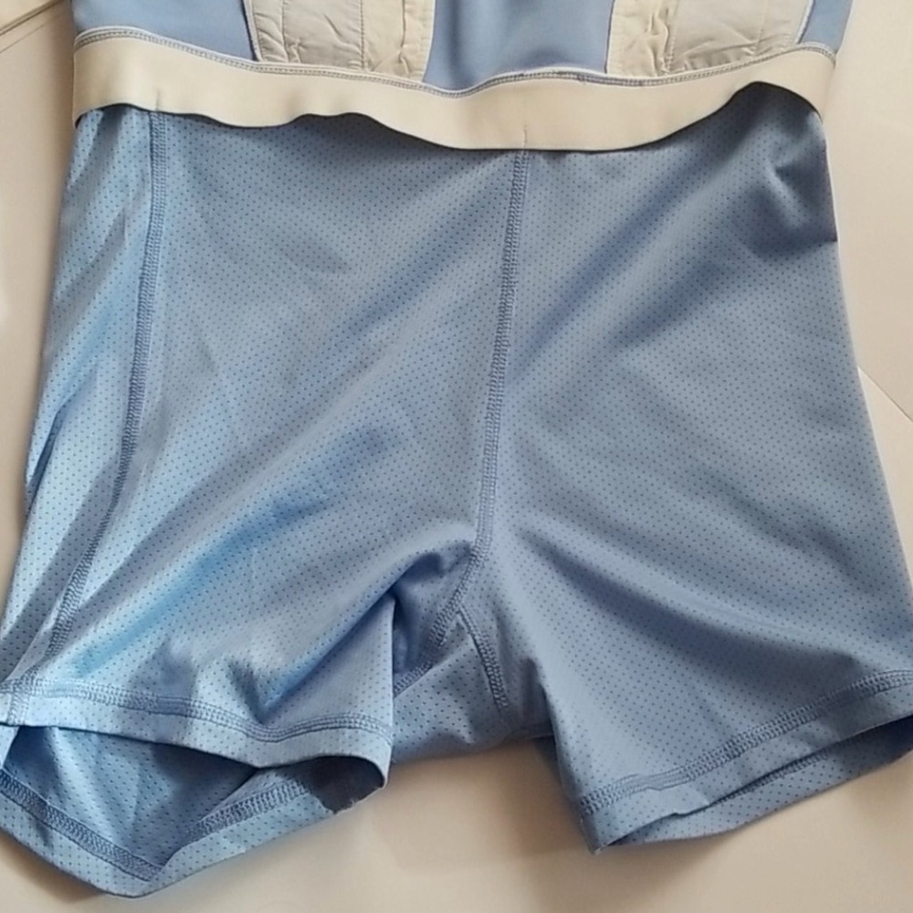 Tory Burch Tennis Skirt Skort Golf Baby Blue Large Preppy Tennis Prep Spring - Picture 4 of 6